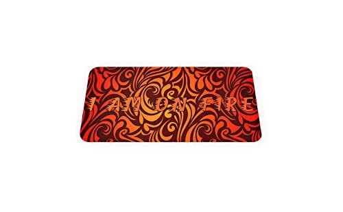 I Am On Fire - Geri Dönüşümlü Unisex Elastik Baskılı Bileklik ve Hatırlatıcı Kart