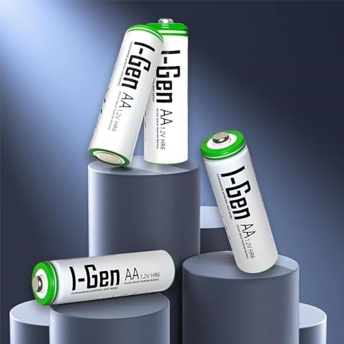I-Gen G427 4lü Pil Şarj Aleti + 4 Adet AA 2700 mAh Kalem Pilli Set 1.2V Ni-MH