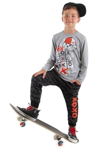 I Win Erkek Çocuk T-shirt Pantolon Takım