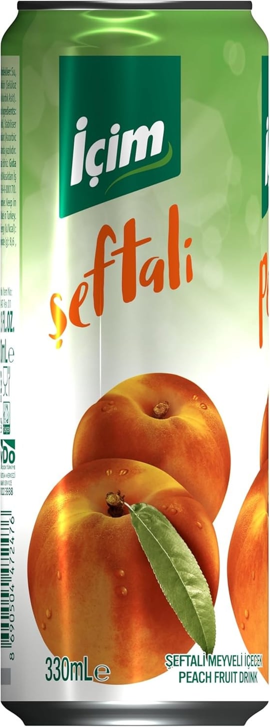 İÇİM Şeftali Meyveli İçecek 330 ml Tekli paket