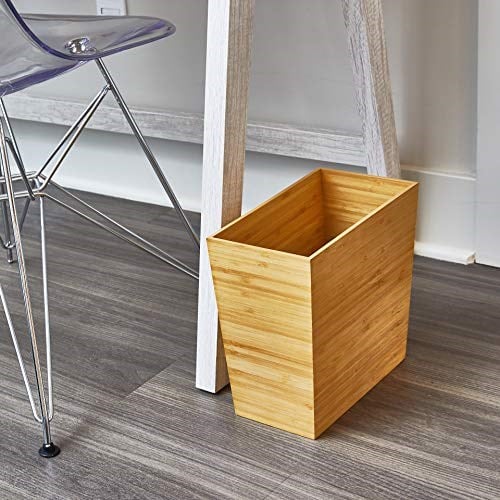 Idesign Formbu Dikdörtgen Çöp Kovası Bambu