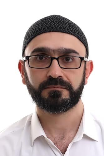 İhvan Online Koyu Gri Orlon Kışlık Namaz Takkesi Baklava Desenli Takke