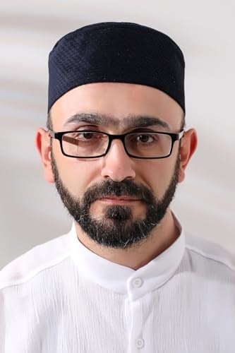 İhvan Online Lacivert Petek Kareli Kadife Kalıp Namaz Takkesi