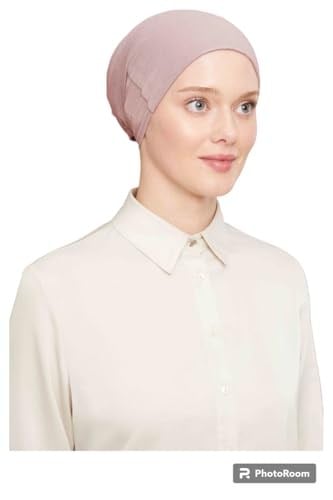 İhvan Online Lastikli Silikonlu Kaymaz Tesettür Bone Pembe