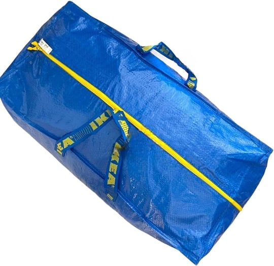 Ikea 901.491.48 Frakta saklama çantası, mavi, 4 adet