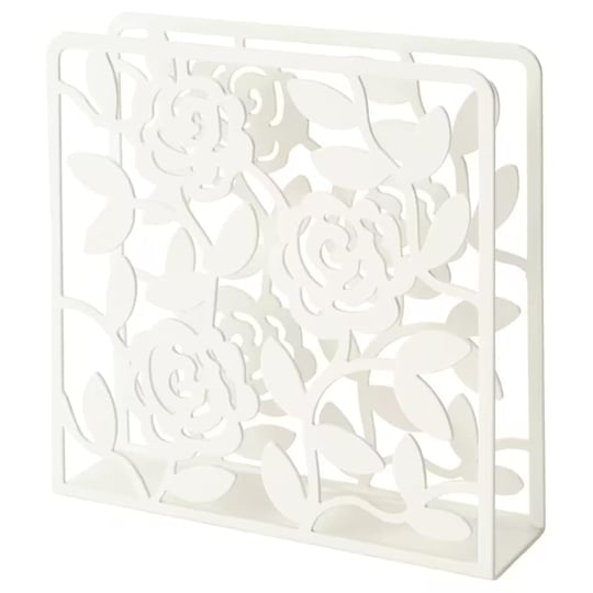 Ikea Çelik Toz Boya Peçetelik (Beyaz, 16x16 cm)