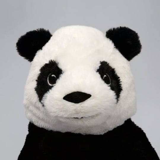 IKEA KRAMIG 902.213.18 panda, yumuşak oyuncak, beyaz, siyah, 11.75 inç, dolma animla peluş ayı