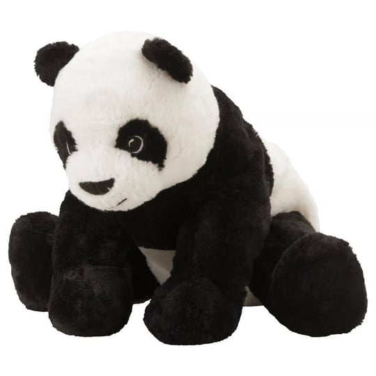 IKEA KRAMIG 902.213.18 panda, yumuşak oyuncak, beyaz, siyah, 11.75 inç, dolma animla peluş ayı