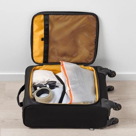 IKEA PARKLA Ayakkabı Çantası 48 x 22 cm,%100 Polipropilen, Beyaz, 48 x 22 cm, Beyaz, 48x22 cm