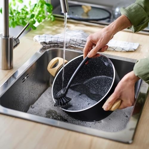 IKEA RINNIG Bulaşık Fırçası Koyu Gri - 3lü Set