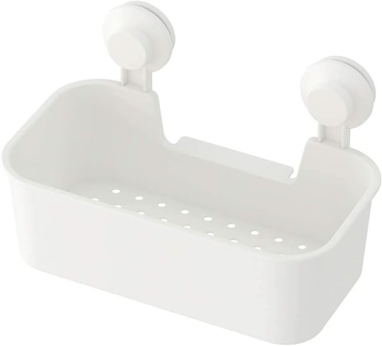 IKEA TISKEN Vantuzlu Sepet Beyaz