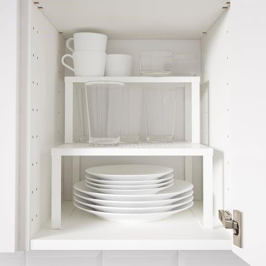 IKEA Variera-raf, beyaz, 32 x 13 x 16 cm, Doppelpackung