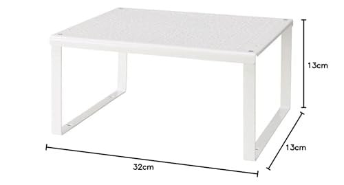 IKEA Variera-raf, beyaz, 32 x 13 x 16 cm, Doppelpackung