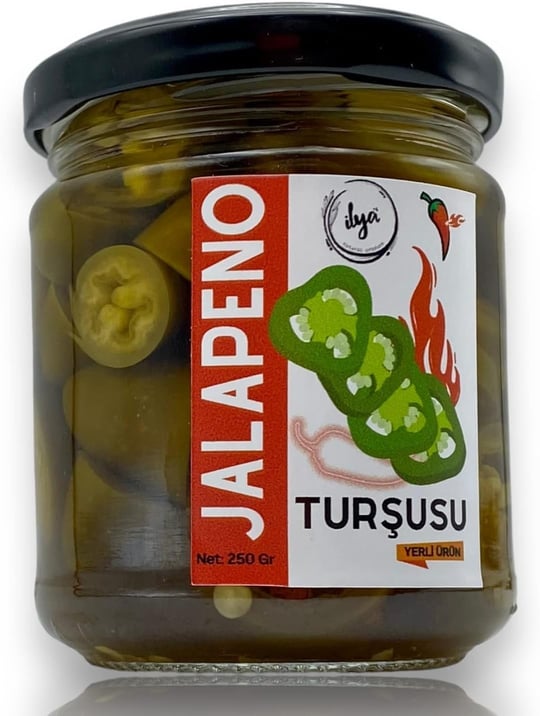 İlya Organik Turşular (Jalapeno 250 Gr)