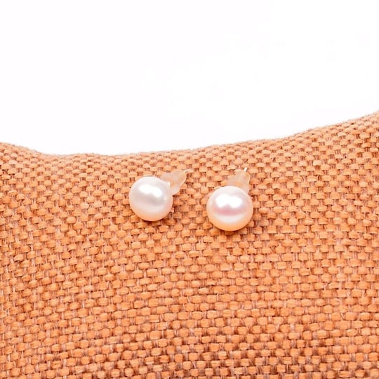 İnci Küpe/Kültür İncisi - 7mm - Taş Sandığı