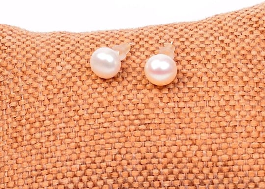 İnci Küpe/Kültür İncisi - 7mm - Taş Sandığı