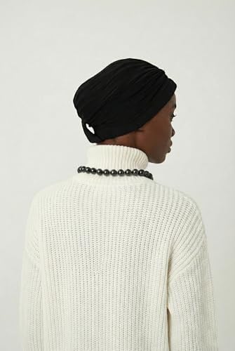 İncili - İnci İşlemeli Hazır Türban Tesettür Bone