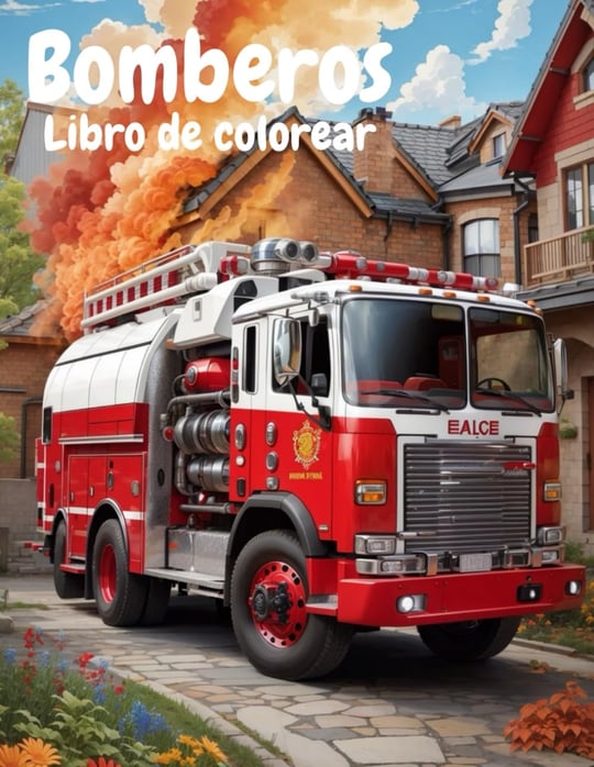 Independently published Bomberos libro de colorear