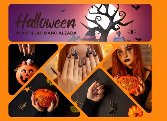 Independently published Libro Plantillas Manicura Halloween 8.25 x 6 in 130 paginas