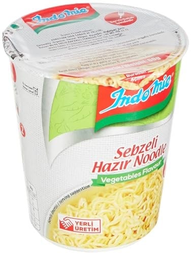 Indomie Bardak Sebzeli Noodle Koli 24lü (60 Gr x 24 Adet)
