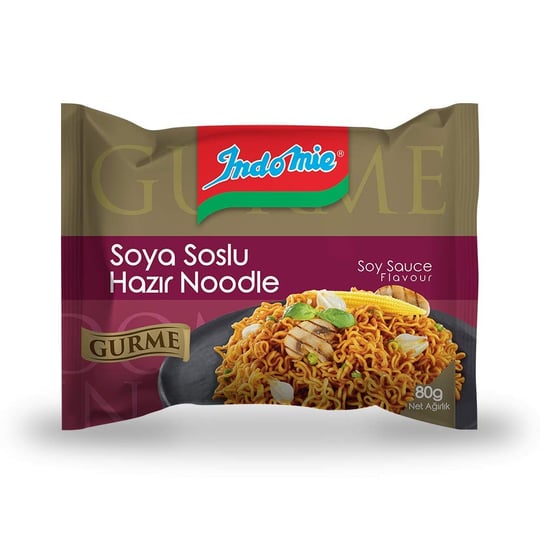 Indomie Gurme Paket Soya Soslu 80 Gr Koli 40lı