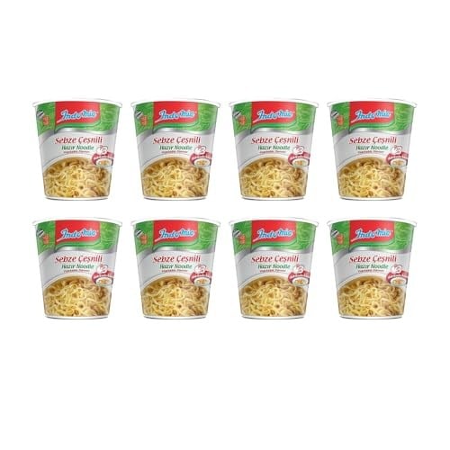 Indomie Noodle Sebzeli 60 gr Bardak x 8 Adet
