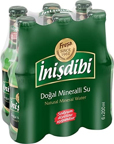 İnişdibi Maden Suyu 24lü Paket (200 ml x 24 Adet) (2 paketi)