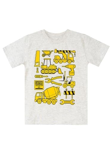 İnşaat Araçları Erkek Çocuk T-shirt Şort Takım
