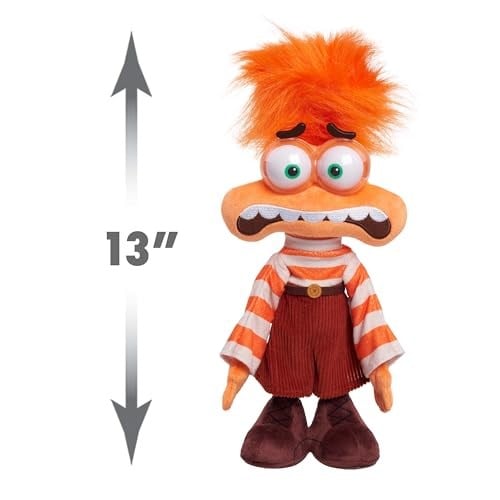 Inside Out 2 Anksiyete Özelliği Peluş, Çocuk Oyuncakları 3 Yukarı Just Play