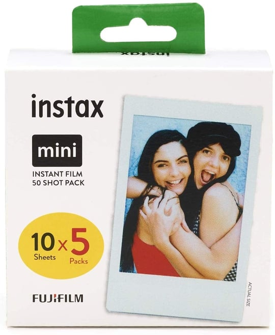Instax Fujifilm Mini Instant Film, Beyaz 50er Pack 70100138444