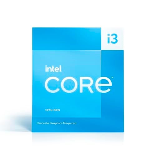 Intel Core i3 13100F 3.40GHz 4 Çekirdek 12MB Önbellek LGA1700 Soket 10nm Kutulu Box İşlemci