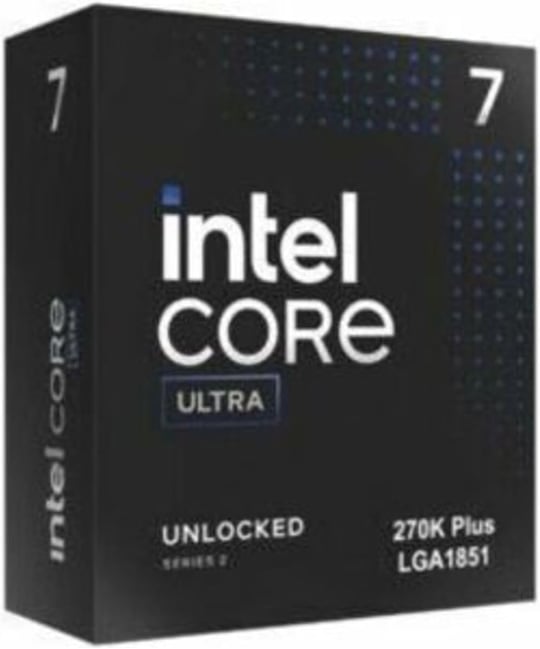 Intel® Core™ Ultra 7 İşlemci 270K Plus 24 çekirdek (8 P çekirdeği + 16 E-çekirdek) 5,5 GHze kadar