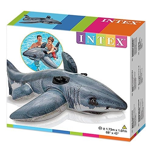 Intex 57525 173x107 cm Köpek Balığı Binici