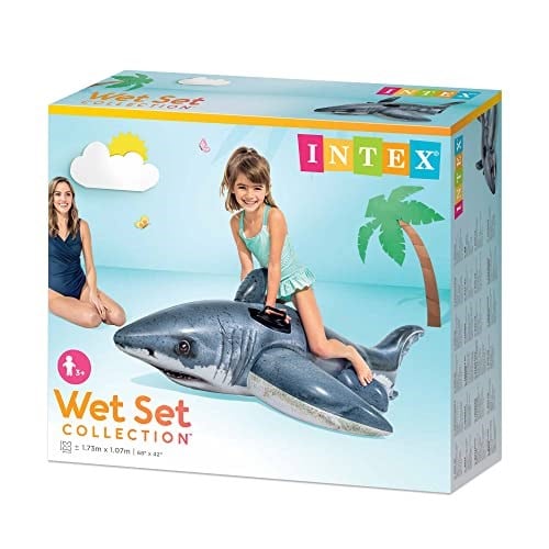 Intex 57525 173x107 cm Köpek Balığı Binici