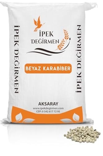 İpek Değirmen Beyaz Tane Biber 250 Gr - Beşamel Sosluk Ve Keskin