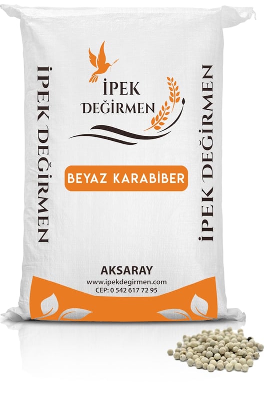 İpek Değirmen Beyaz Tane Biber 250 Gr - Beşamel Sosluk Ve Keskin