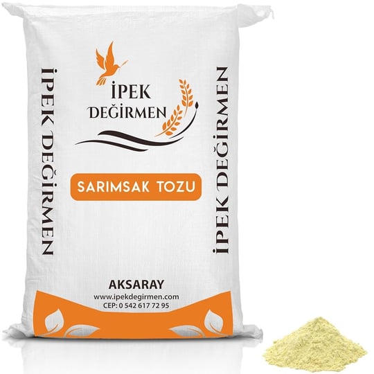 İpek Değirmen Sarımsak Tozu 1 Kg - Klasik Sosluk Lezzet Saf Toz