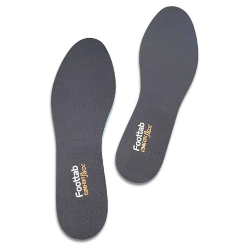 ipekbazaar ComfortFlex Ayakkabı Tabanlığı, Soft Rahat Spor Tabanlık, Kadın, Erkek, Ayakkabı Tabanı (Siyah, 43-44)