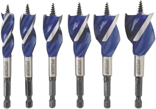 Irwin Speedbor Ahşap Matkap Seti, 10,2 cm, 6 Parçalı (1877239)