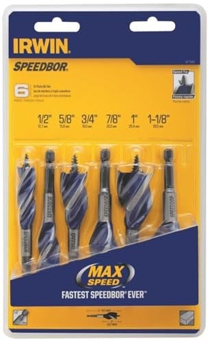 Irwin Speedbor Ahşap Matkap Seti, 10,2 cm, 6 Parçalı (1877239)