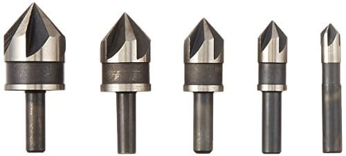 IRWIN Tools 1877791 konik havşa matkap ucu, siyah oksit, 5 parçalı