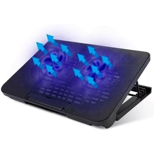 Işıklı Laptop Soğutucu (ÇİFT FAN) - Seçenekler: ÇİFT FAN, TEK FAN