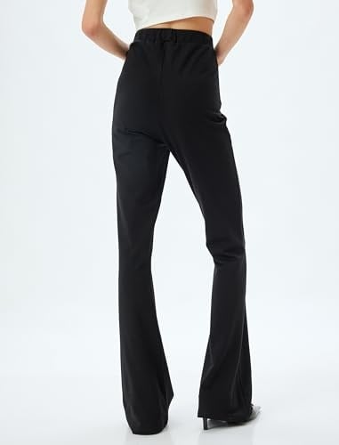 İspanyol Paça Eşofman Pantolon Slim Fit Standart Bel