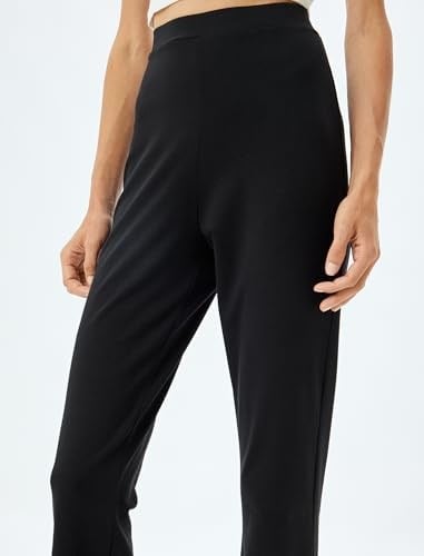 İspanyol Paça Eşofman Pantolon Slim Fit Standart Bel
