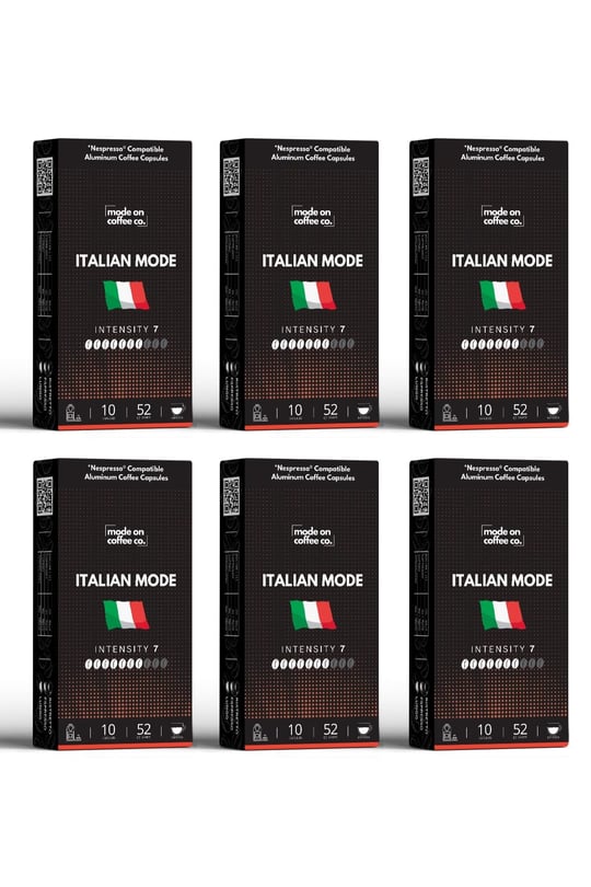 Italian Mode Nespresso Uyumlu Alüminyum Kapsül Kahve Seti - 60 Adet