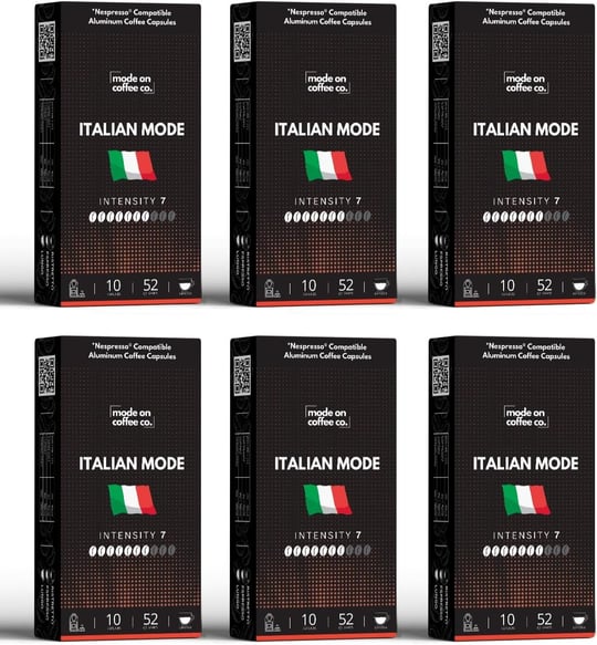 Italian Mode Nespresso Uyumlu Alüminyum Kapsül Kahve Seti - 60 Adet