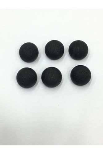 Italyan Mat Inci Bombeli Model Hırka Yelek Düğmesi Takımı 6 Lı Set Siyah 1,5 Cm (KOD:3598)