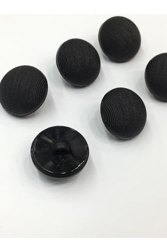 Italyan Mat Inci Bombeli Model Hırka Yelek Düğmesi Takımı 6 Lı Set Siyah 1,5 Cm (KOD:3598)