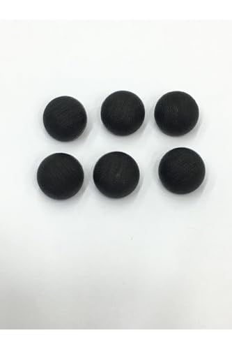 Italyan Mat Inci Bombeli Model Hırka Yelek Düğmesi Takımı 6 Lı Set Siyah 1,5 Cm (KOD:3598)