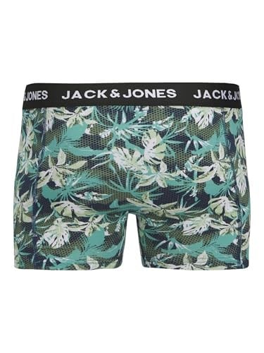 Jack & Jones Additionals Jactasmania Desenli Streç Pamuklu 3 Pack Boxer Erkek BOXER 12277719